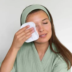 Sale Bandeau coton et gaze de coton biologique Naturelle eucalyptus Femme Coffrets Cadeaux|Accessoires Beauté