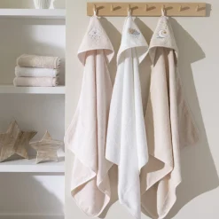 Clearance Cape de bain coton bio Bienvenue naturel Enfant Capes De Bain|Nouveautés Bébénew