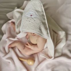 Cheap Cape de bain coton bio Bienvenue nude Enfant Capes De Bain|Nouveautés Bébénew