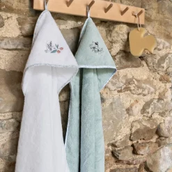 Fashion Cape de bain coton bio Jardine amande Enfant Capes De Bain