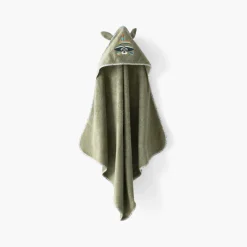 Cheap Cape de bain coton Playful kaki Enfant Capes De Bain