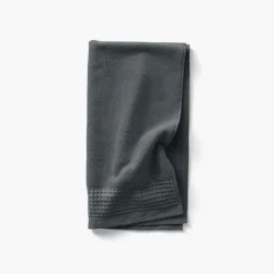 Clearance Drap de bain bouclette de coton biologique Source fusain Draps De Bain