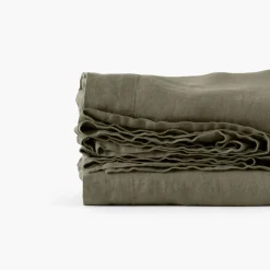 Best Sale Drap de lit lin lavé Songe bocage Draps De Lit