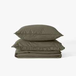 Best Sale Drap de lit lin lavé Songe bocage Draps De Lit