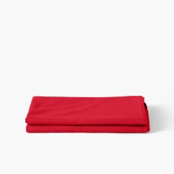 Best Drap de lit percale de coton Neo rouge Draps De Lit