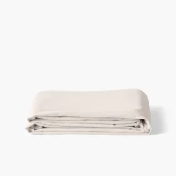 Cheap Drap de lit pur coton lavé biologique Souffle vanille Draps De Lit