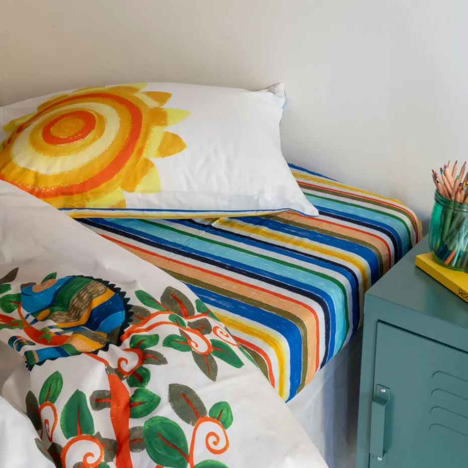 Cheap Drap housse coton bio Pinata Enfant Linge De Litbio|Draps Housse