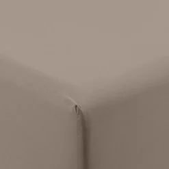 Best Drap housse coton lavé Songe taupe Draps Housse