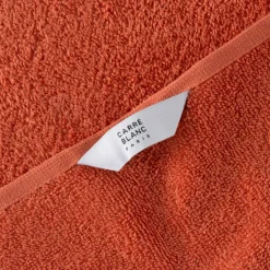 Cheap Essuie mains coton Signature terre cuite Torchons & Essuie-mains