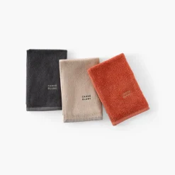 Cheap Essuie mains coton Signature terre cuite Torchons & Essuie-mains