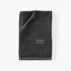 Shop Essuie mains coton Signature charbon Homme Torchons & Essuie-mains|Coffrets Cadeaux