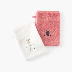 Best Sale Gant de toilette coton Xmasful ivoire Enfant Gants De Toilette|Nouveautés Bébénew