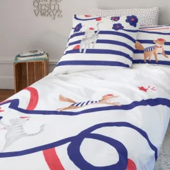 Clearance Housse de couette enfant réversible coton biologique Ptitchic Enfant Linge De Litbio|Housses De Couette