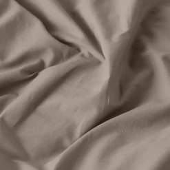 Discount Housse de couette enfant lin et coton lavé Songe taupe Enfant Housses De Couette