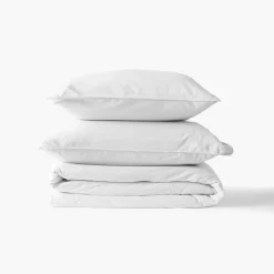 Discount Housse de couette enfant coton lavé biologique Souffle blanc Enfant Linge De Litbio|Housses De Couette