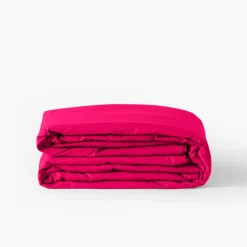 Shop Housse de couette percale de coton Neo magenta Housses De Couette