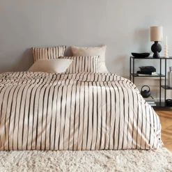 Flash Sale Housse de couette réversible percale de coton bio Gisèle Housses De Couette