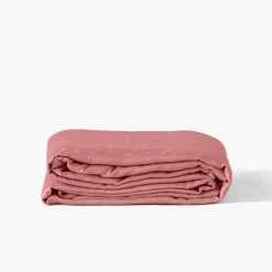 Store Housse de couette satin de coton jacquard pois et rayures Prestige santal Housses De Couette