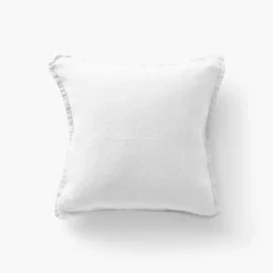 Cheap Housse de coussin lin lavé Songe blanc Housses De Coussin