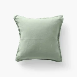 Outlet Housse de coussin lin lavé Songe eucalyptus Femme Housses De Coussin|Coffrets Cadeaux