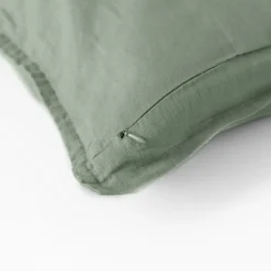 Outlet Housse de coussin lin lavé Songe eucalyptus Femme Housses De Coussin|Coffrets Cadeaux
