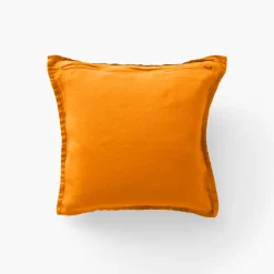 Outlet Housse de coussin lin lavé Songe curcuma Housses De Coussin