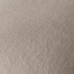 Best Sale Housse de coussin lin lavé Songe grège Housses De Coussin