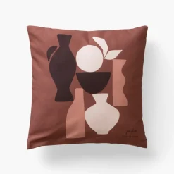 Clearance Housse de coussin Safi terre cuite Housses De Coussin