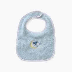 Best Sale Mini bavoir coton bio Illumine bleu polaire Enfant Bavoirs & Mini-bavoirs