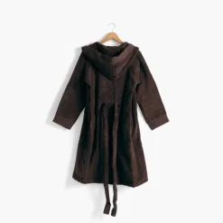 Clearance Peignoir ado garcon coton moelleux Hugo ébène Enfant Peignoirs 10 Ans - 16 Ans