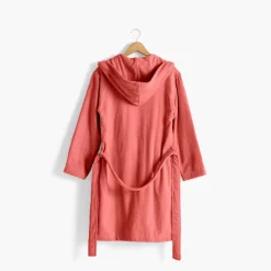 Discount Peignoir femme à capuche uni coton biologique Osmose pétale Femme Peignoirs Femme