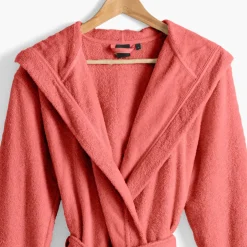 Discount Peignoir femme à capuche uni coton biologique Osmose pétale Femme Peignoirs Femme