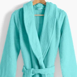 Best Sale Peignoir femme coton moelleux Ella lagon Femme Peignoirs Femme