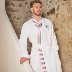 Discount Peignoir homme coton col kimono Roland-Garros 2024 Ace Homme Coffrets Cadeaux|Roland-garroscollab