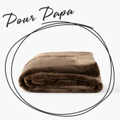 Hot Plaid polaire Oslo bronze Homme Coffrets Cadeaux|Plaids Et Couvre-lits