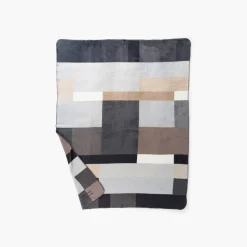 Outlet Plaid Tignes gris Homme Coffrets Cadeaux|Plaids Et Couvre-lits