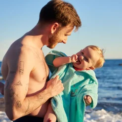 Sale Poncho coton Aruba celadon Enfant Ponchos