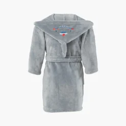 Cheap Robe de chambre enfant polaire à capuche Beachful acier Enfant Robes De Chambre