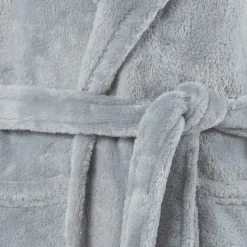 Cheap Robe de chambre enfant polaire à capuche Beachful acier Enfant Robes De Chambre