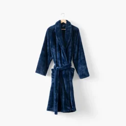 Online Robe de chambre polaire homme Gabriel marine Homme Coffrets Cadeaux|Robe De Chambre Homme