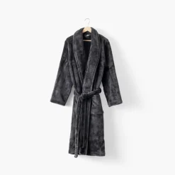 New Robe de chambre polaire homme Gabriel carbone Homme Coffrets Cadeaux|Robe De Chambre Homme