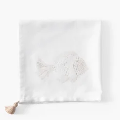 Flash Sale Serviette de table coton Mykonos blanc Serviettes De Table