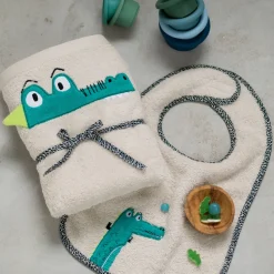 Cheap Serviette de toilette bouclette de coton Crocoful Enfant Serviettes De Toilette