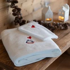 Best Sale Serviette de toilette coton Artica blanc Enfant Serviettes De Toilette