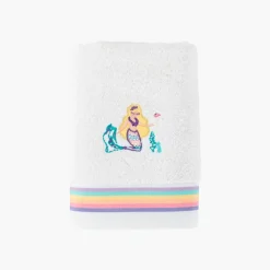 Clearance Serviette de toilette coton Calliopé blanc Enfant Serviettes De Toilette