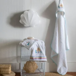 Clearance Serviette de toilette coton Calliopé blanc Enfant Serviettes De Toilette