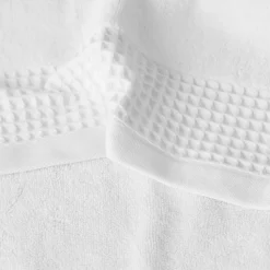 Cheap Serviette invité bouclette de coton biologique Source blanc Serviettes Invité