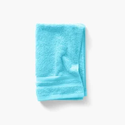 Cheap Serviette invité coton Lola II turquoise Serviettes Invité