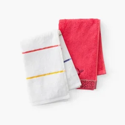 Best Serviette invité coton Rosella blanc Serviettes Invité