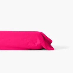 Flash Sale Taie de traversin percale de coton Neo magenta Taies De Traversin
